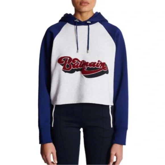 Balmain Retro 70’s Logo Hoodie - Picture 2 of 9